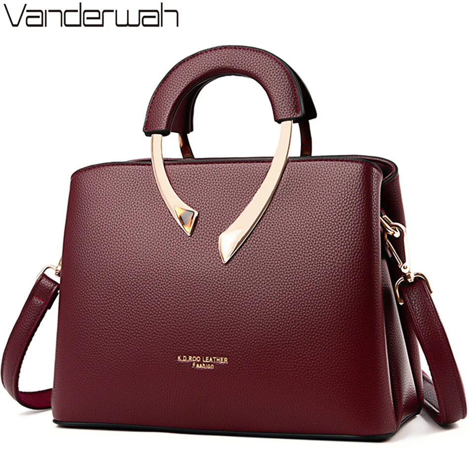 Luxury Bags On Sale - ของแท้ VANDERWAH คุณภาพสูง Pu หนัง Casual