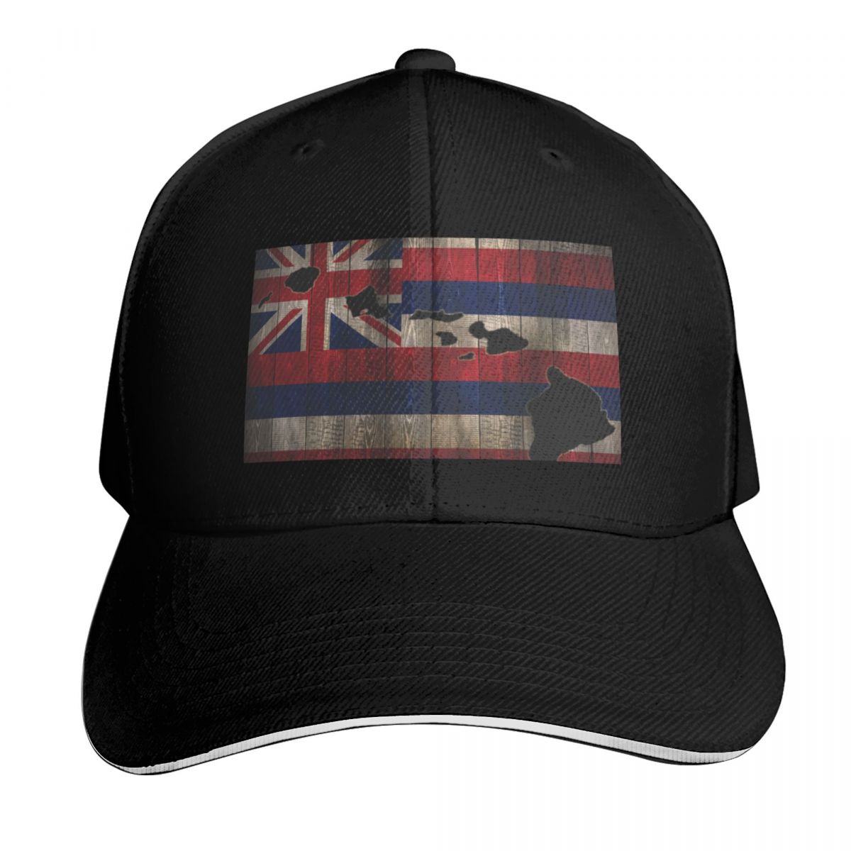 Luxury Bags Hawaii - ธงฮาวายพร้อมหมู่เกาะฮาวายโดยฮาวาย นี หมวกเบสบอลแบบหรูหราสำหรับผู้ชาย หมวกชายหาด กระเป๋าชายหาด หมวกสำหรับผู้ชายและผู้หญิง