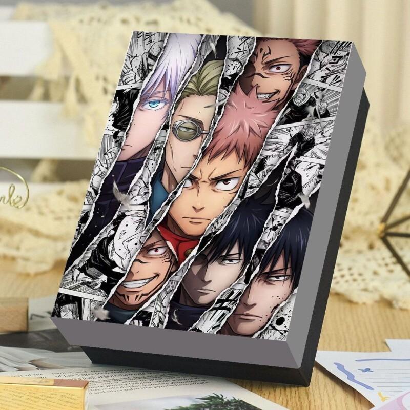 Luxury Bags Japan - กล่องของขวัญสุดหรูสไตล์ใหม่ Jujutsu Kaisen Gojo Satoru ฝาบนและฝาล่าง