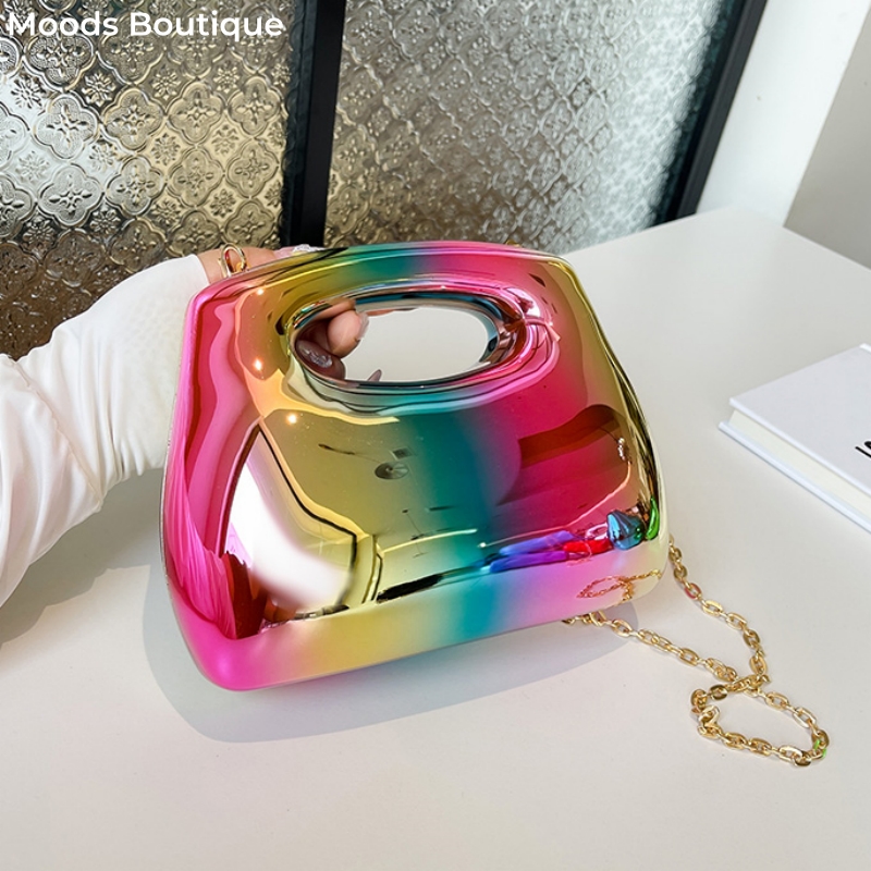 Luxury Bags On Sale - กระเป๋ากระเป๋าถืองานเลี้ยงกลางคืนสำหรับผู้หญิงกระเป๋าถือและกระเป๋าเงินแบรนด์ Moods หรูหรากระเป๋าสะพายไหล่ rantai akrilik สำหรับงานแต่งงานงานเลี้ยงอาหารค่ำ