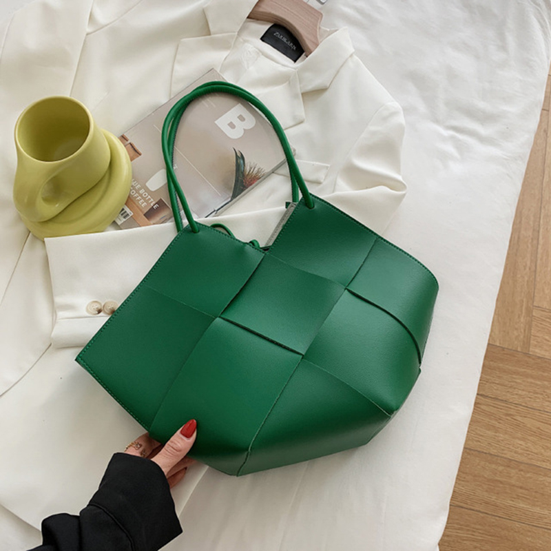 Luxury Bags On Sale - หรูหราขนาดใหญ่ Tote กระเป๋าผู้หญิง Rhomboid ขนาดใหญ่ความจุกระเป๋าถือหนัง Underarm
