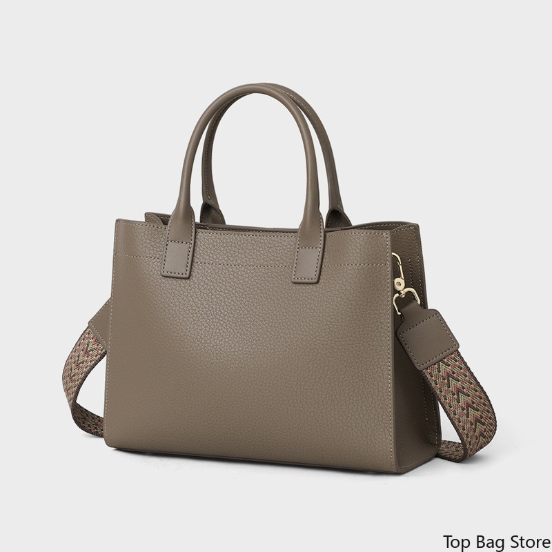 กระเป๋าหนังแท้ทรง Satchel สำหร - Structured Handbag Top Handle บทวิจารณ์และราคา
