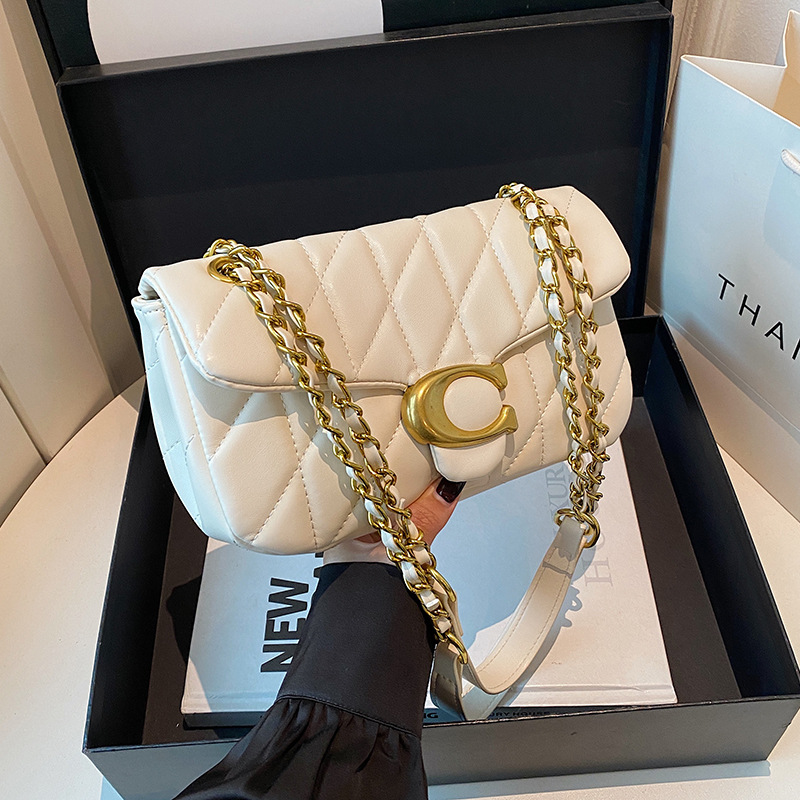 กระเป๋าสะพายไหล่หนังควิลท์สำหร - Luxury Bags On Sale บทวิจารณ์และราคา