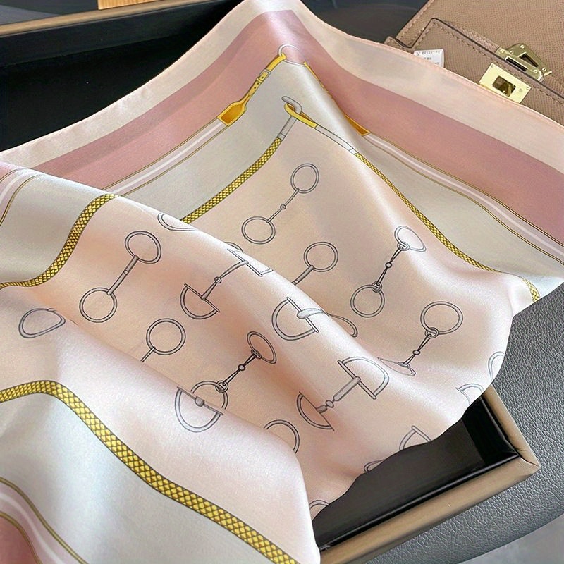 ผ้าพันคอไหมแท้ 100% หรูหรา ลาย - Luxury Bags And Accessories บทวิจารณ์และราคา
