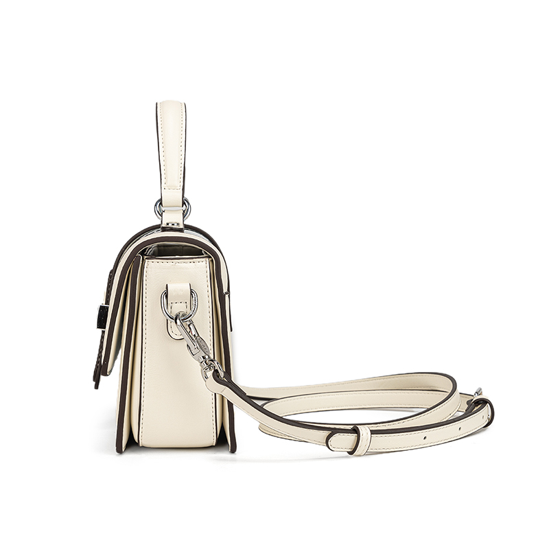กระเป๋าถือลายงูสีน้ำเงินสำหรับ - Structured Handbag Top Handle บทวิจารณ์และราคา