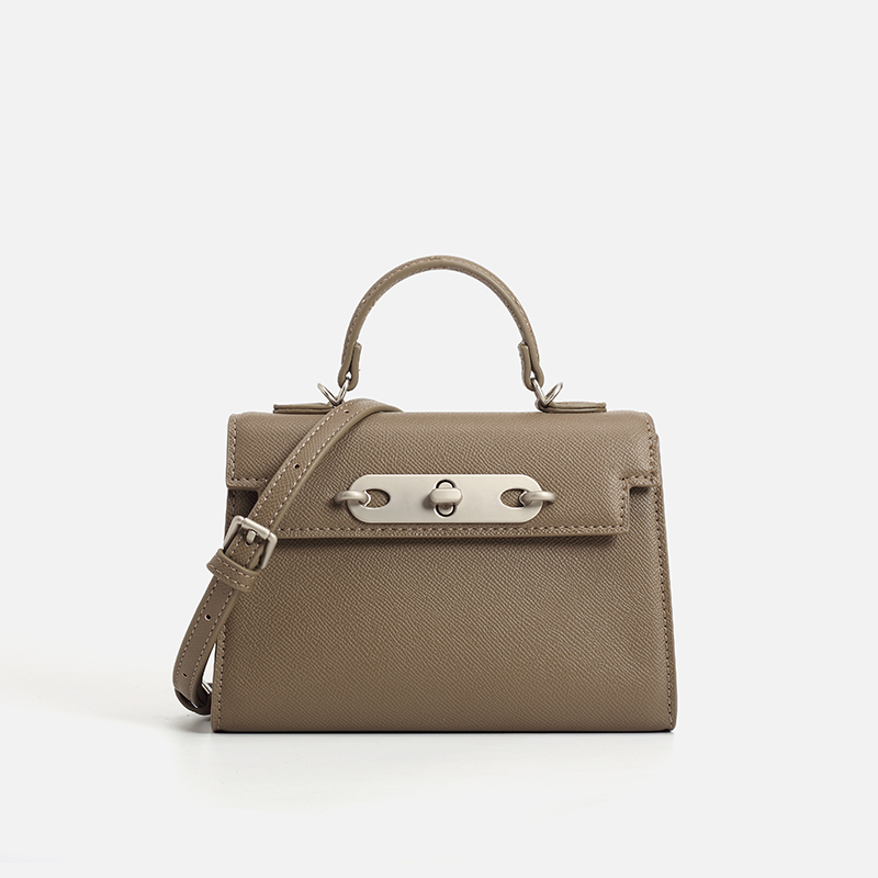 กระเป๋าถือทรงแข็งแบบมีหูหิ้ว ท - Structured Handbag Top Handle บทวิจารณ์และราคา