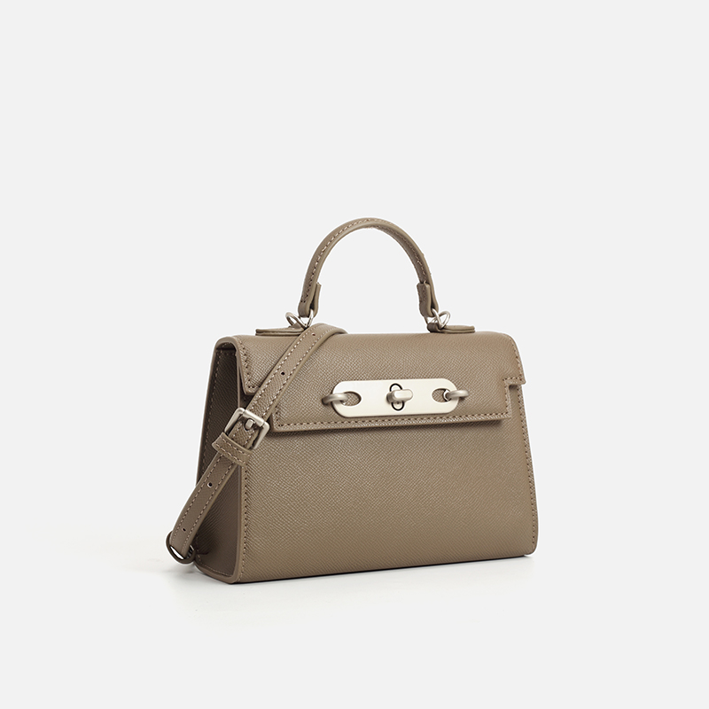 กระเป๋าถือทรงแข็งแบบมีหูหิ้ว ท - Structured Handbag Top Handle บทวิจารณ์และราคา